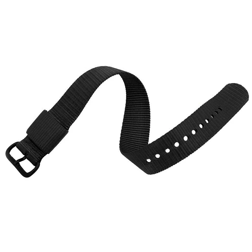 Ballistic Nylon Strap, Black, 16mm - Image 4