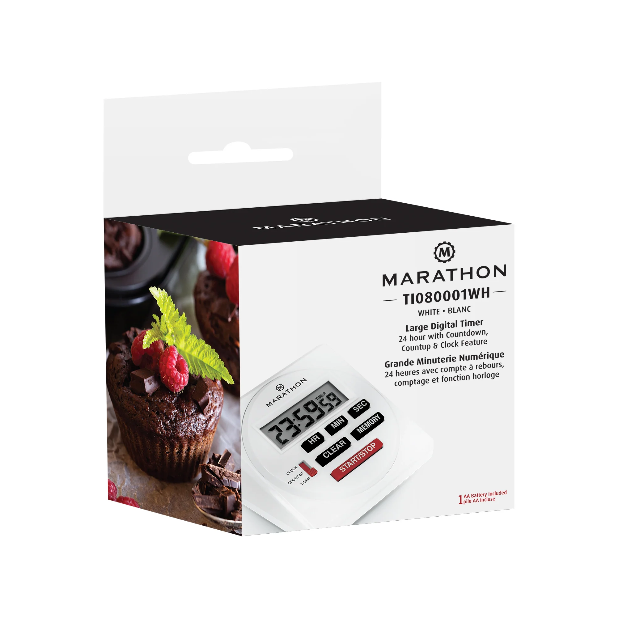 24 Hour Digital Timer with Countdown, Count-up and Clock Feature - Image 12