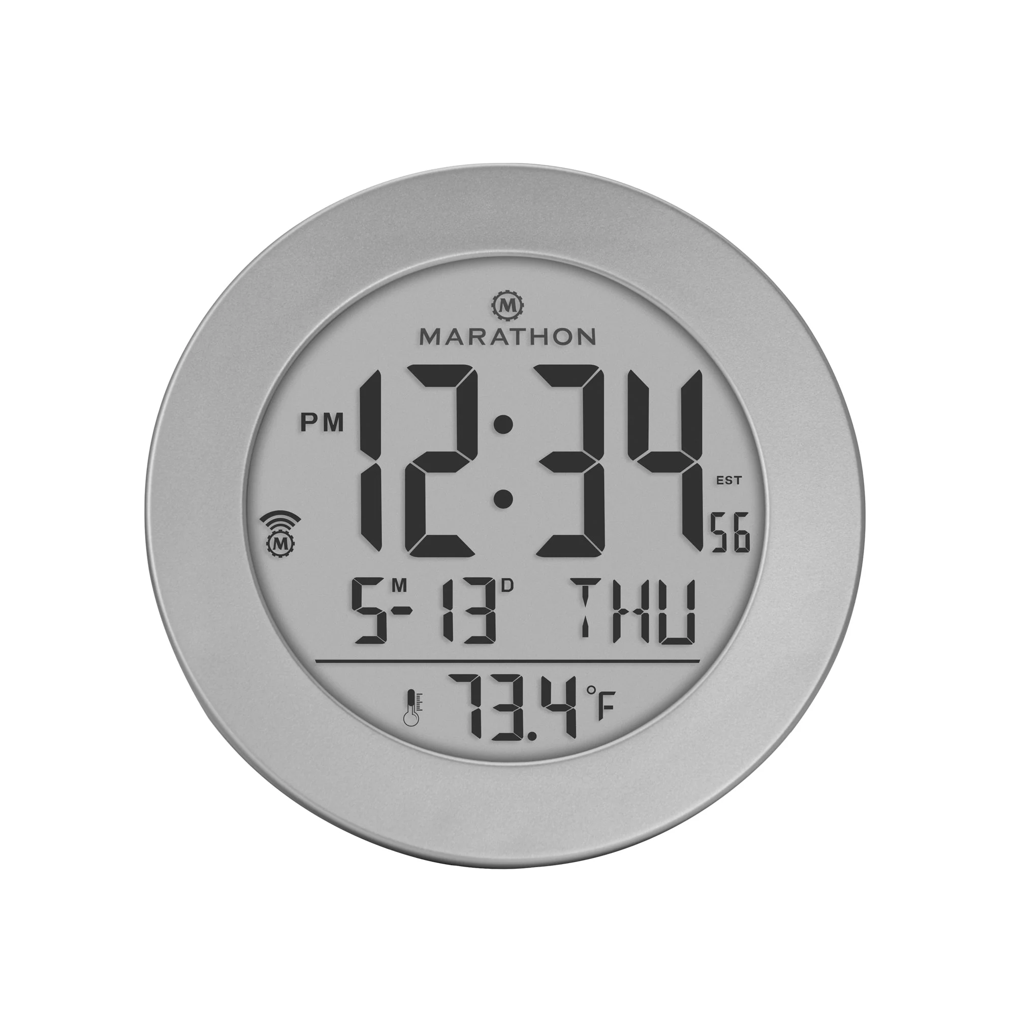 3.5 Inch Round Self-Setting Alarm Clock with Push-Button Backlight - Image 10