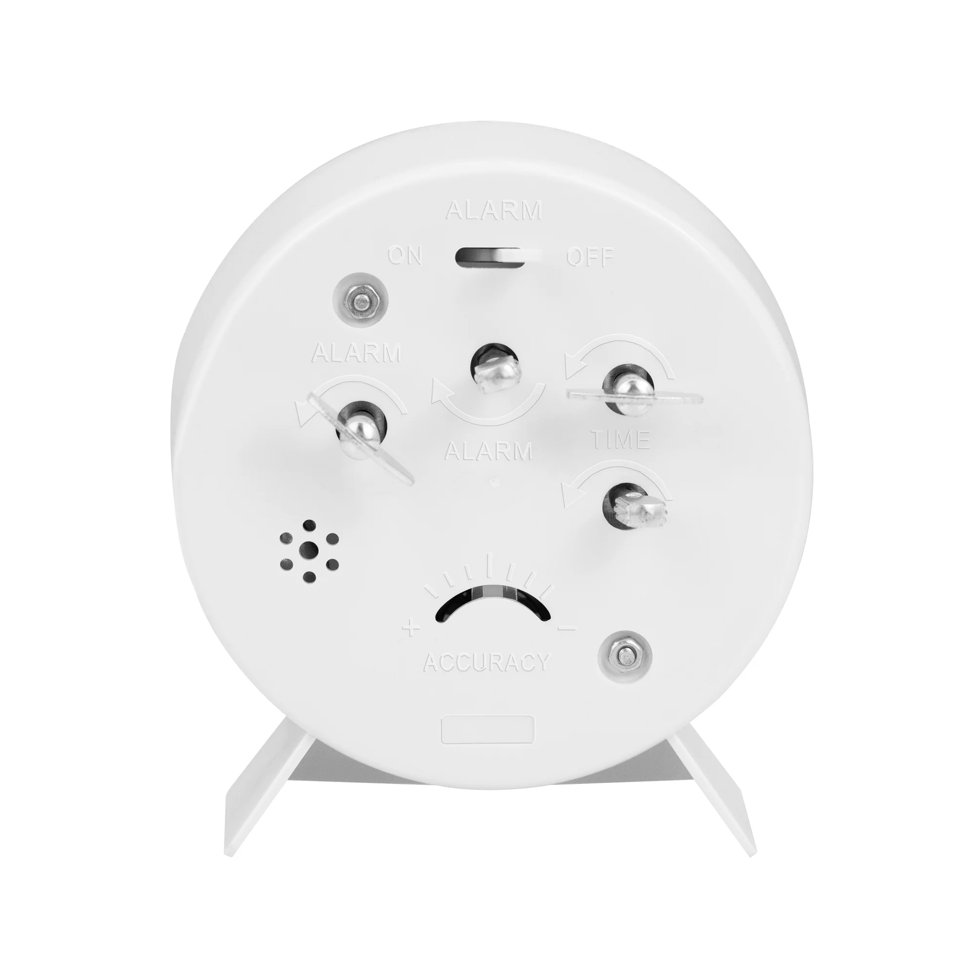 Alarm Clock with Mechanical Wind Up - White - Image 5