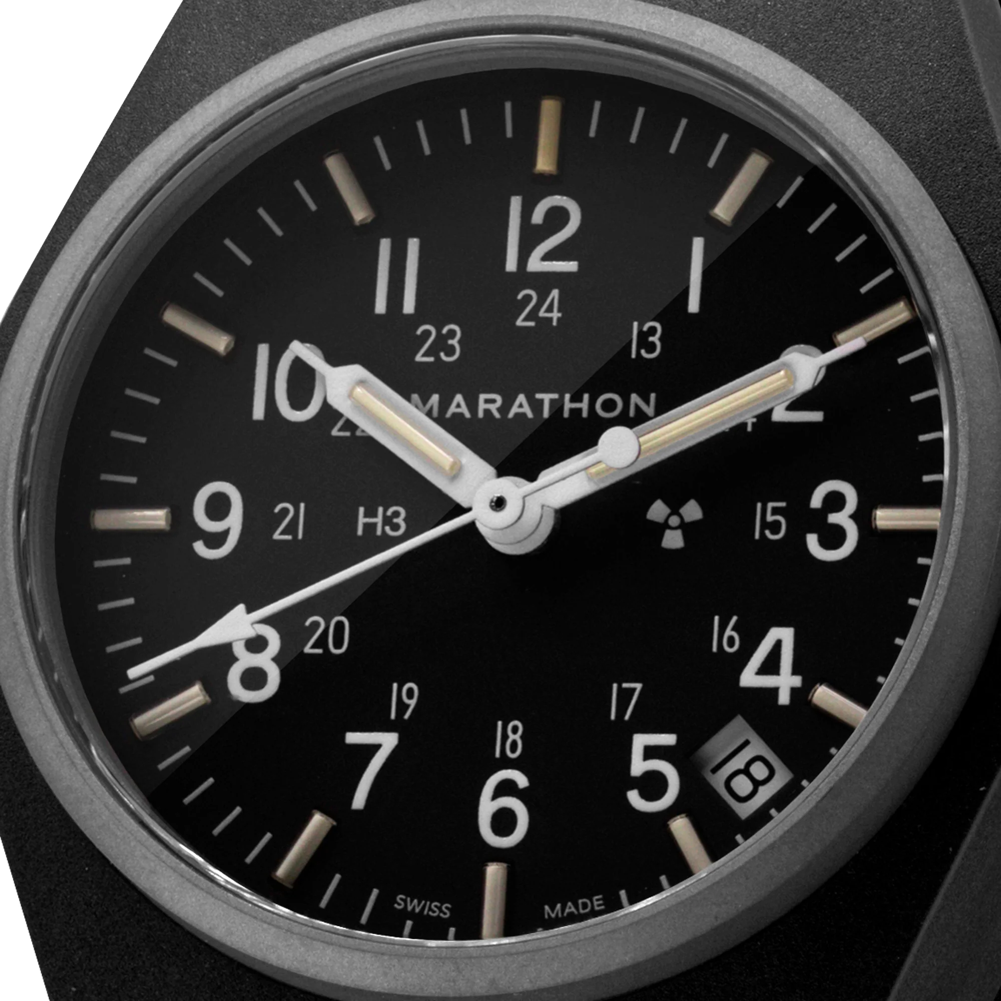 34mm Black General Purpose Quartz with Date (GPQ-D) - Image 6