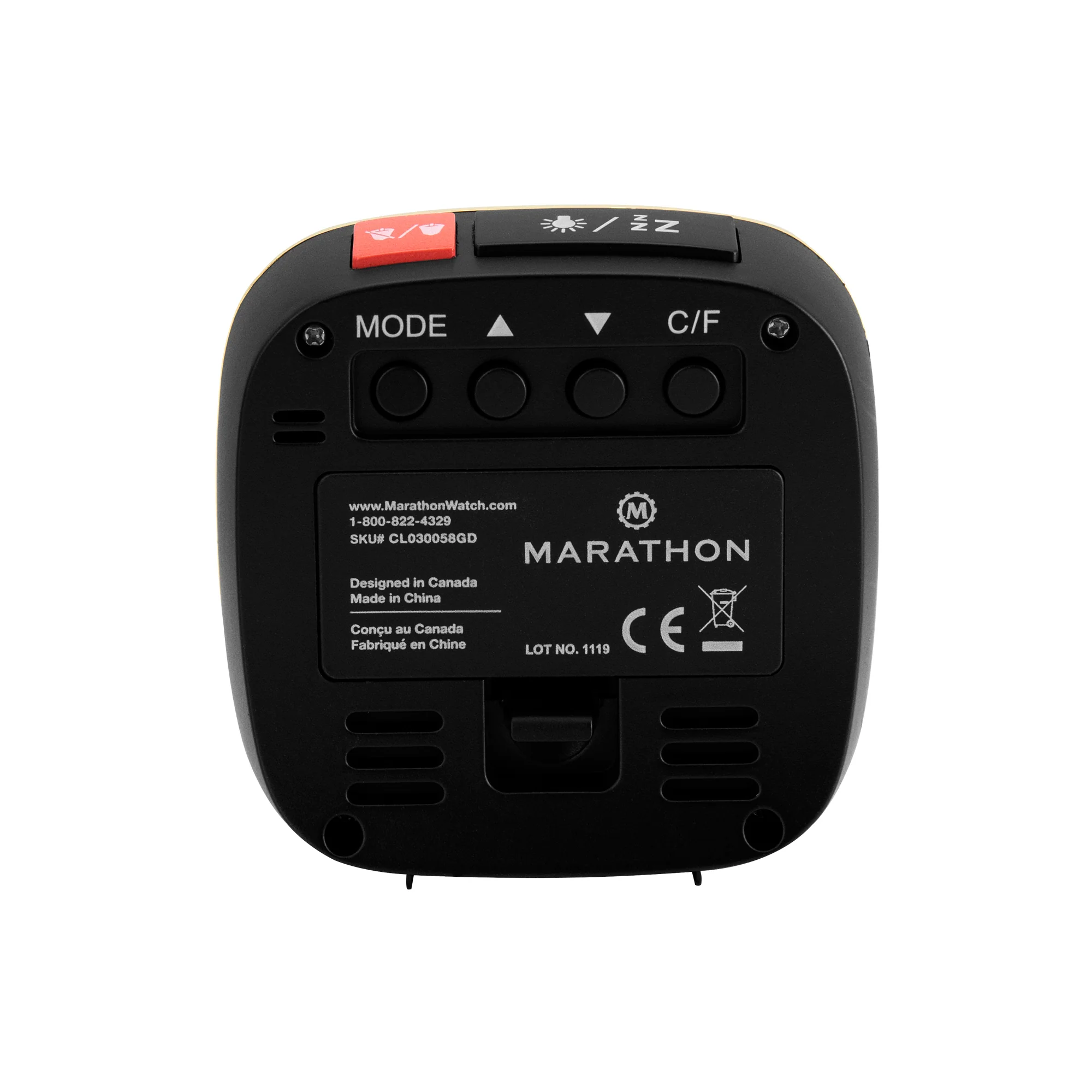 Clock, LCD, Alarm, Mini, gold color (25/50) - Image 7