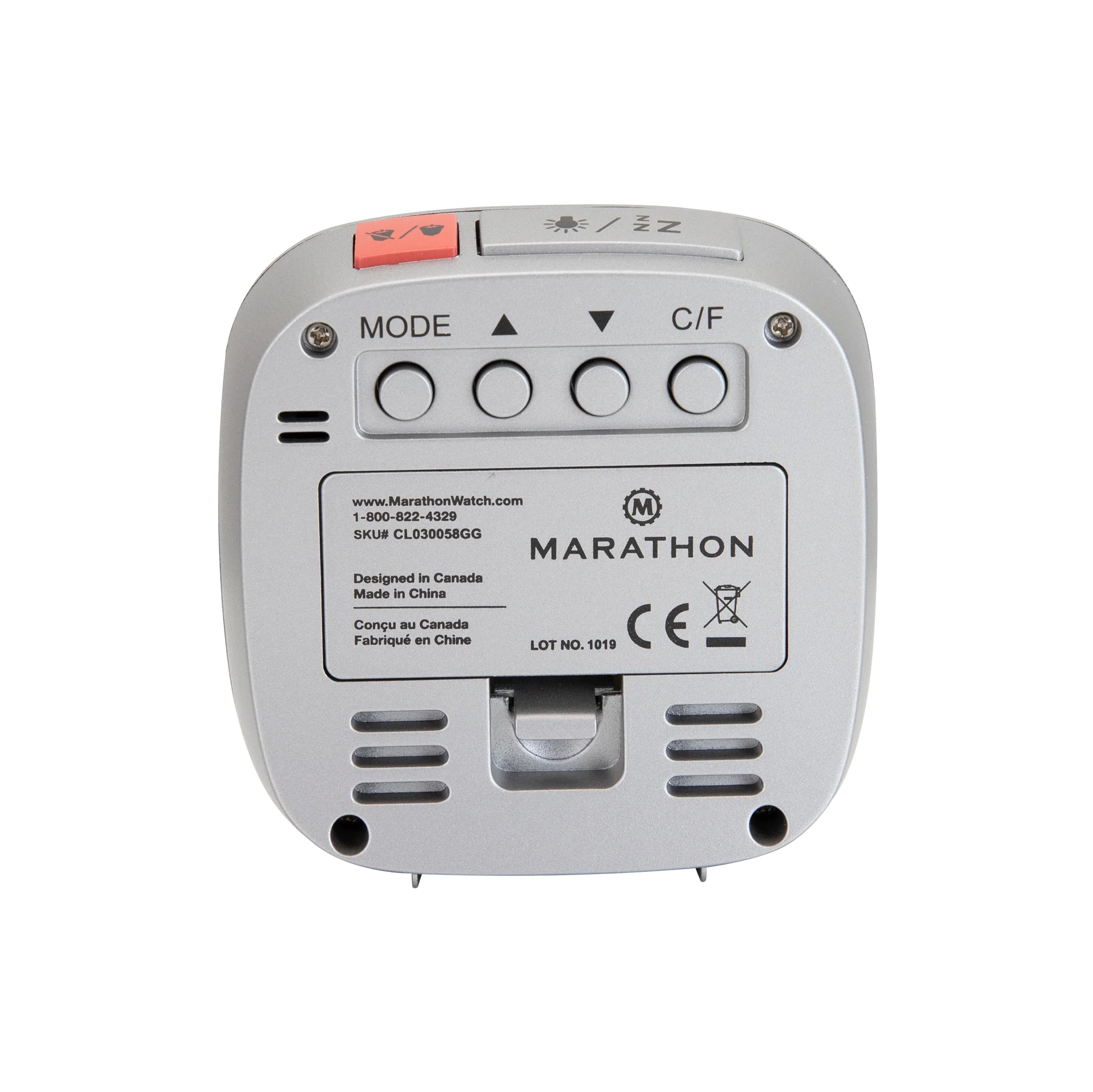 Clock, LCD, Alarm, Mini, Graphite Grey (25/50) - Image 7