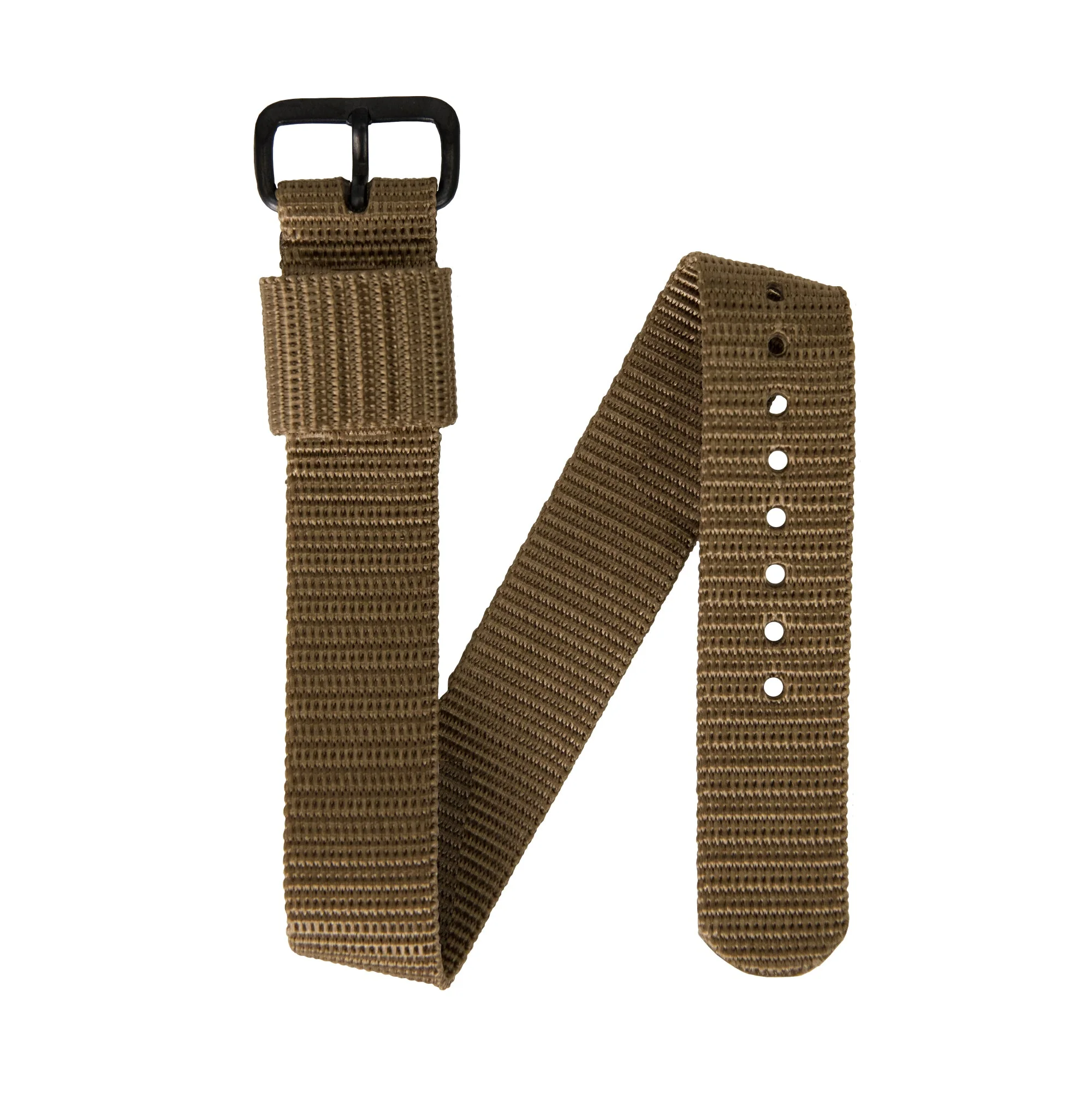 Ballistic Nylon Strap, Desert Tan, 16mm - Image 3