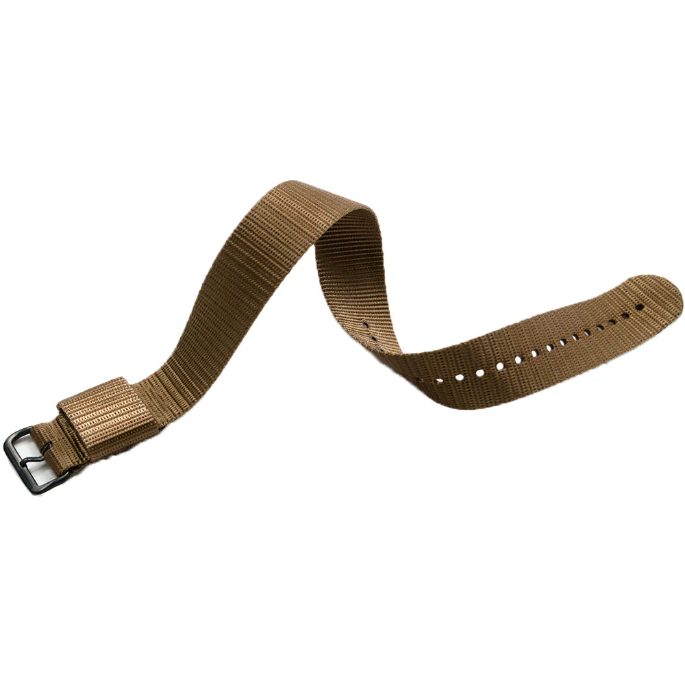 Ballistic Nylon Strap, Desert Tan, 16mm - Image 4