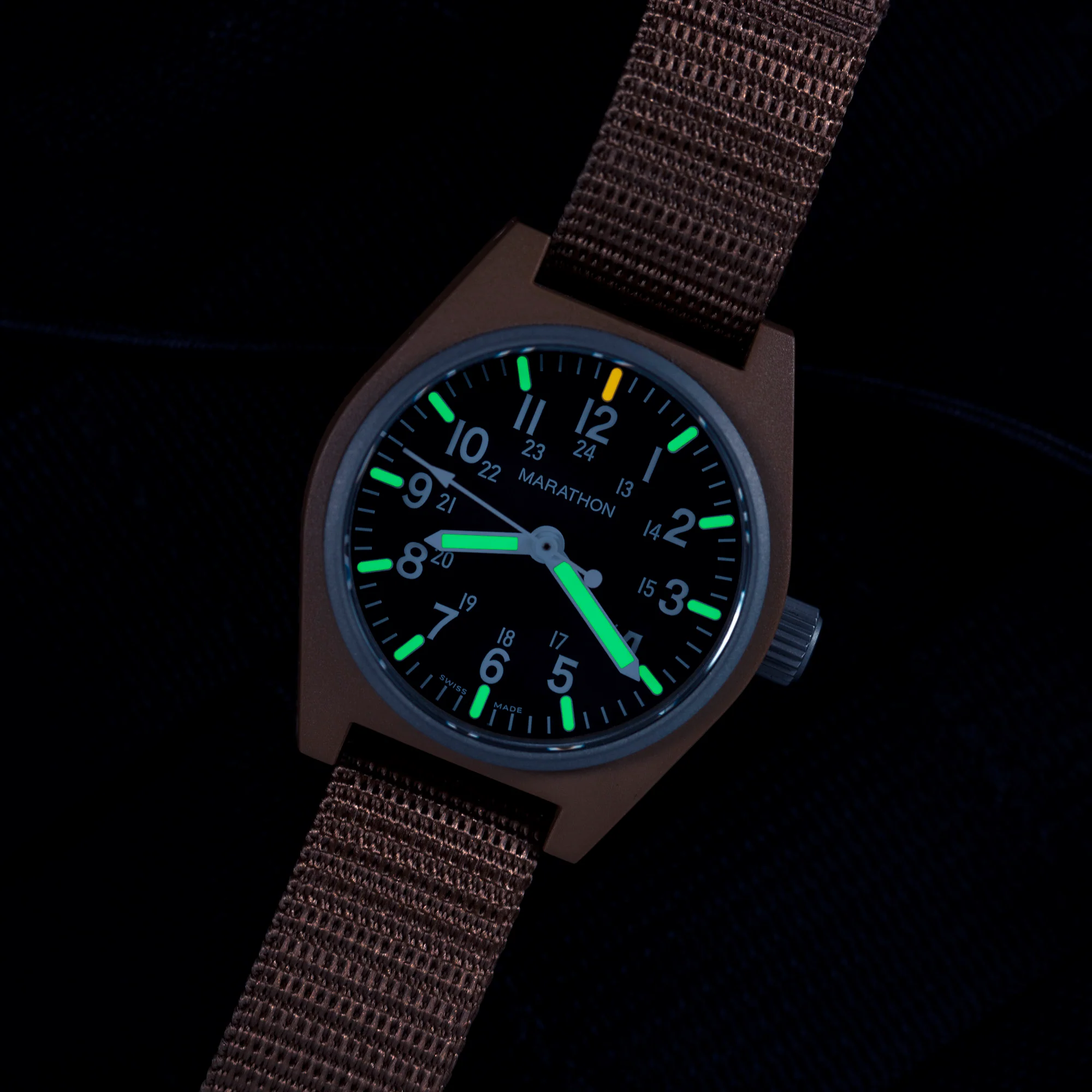 34mm Desert Tan General Purpose Quartz with MaraGlo (GPQ) - Image 11