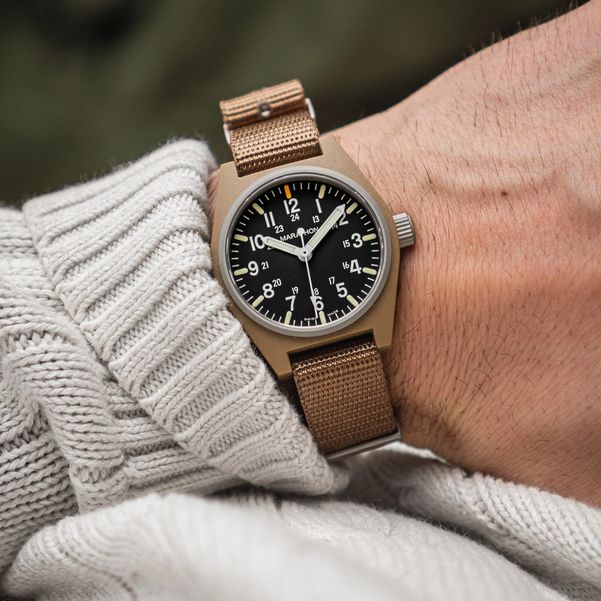 34mm Desert Tan General Purpose Quartz with MaraGlo (GPQ) - Image 6