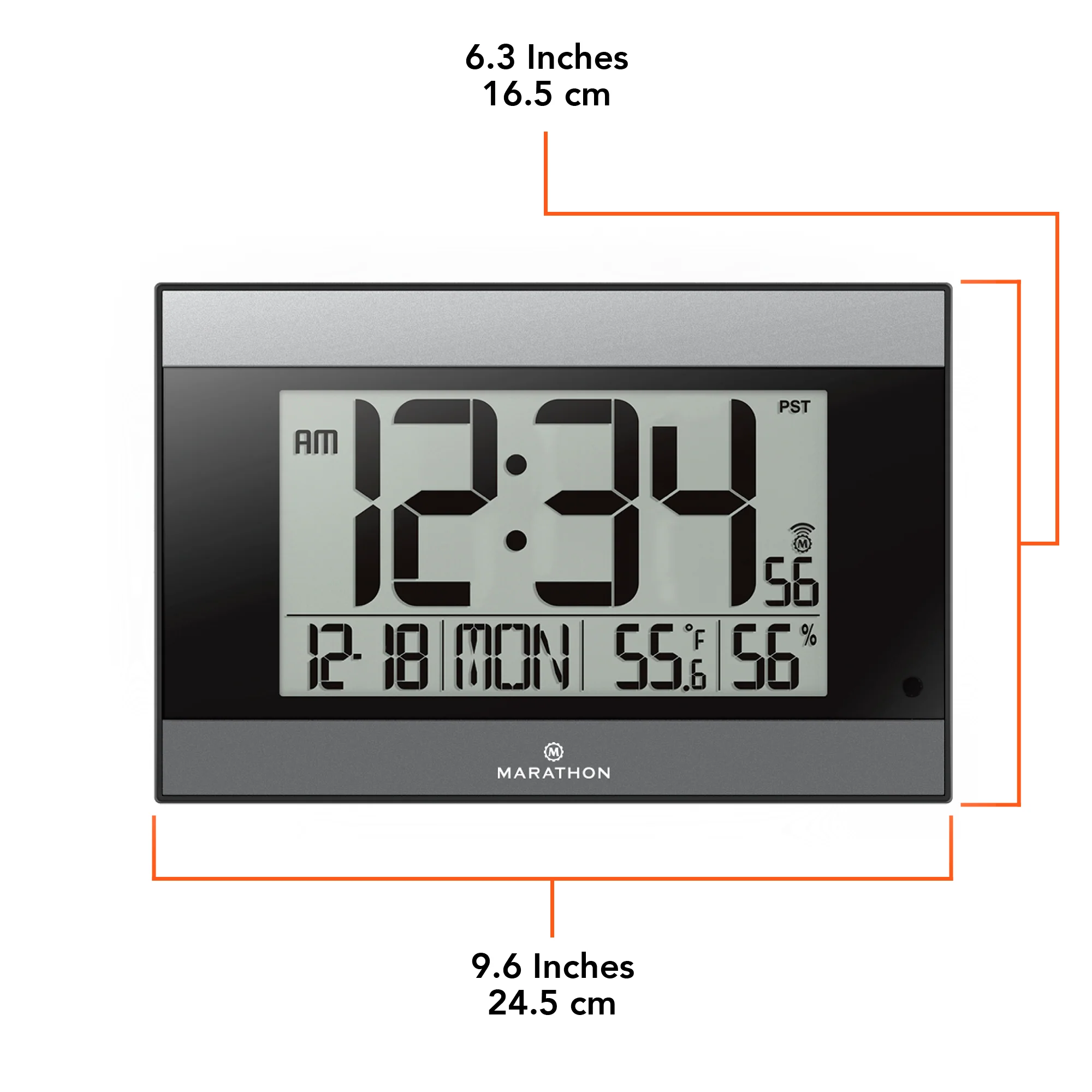 Self-Setting Digital Wall Clock with Auto Backlight - Image 14