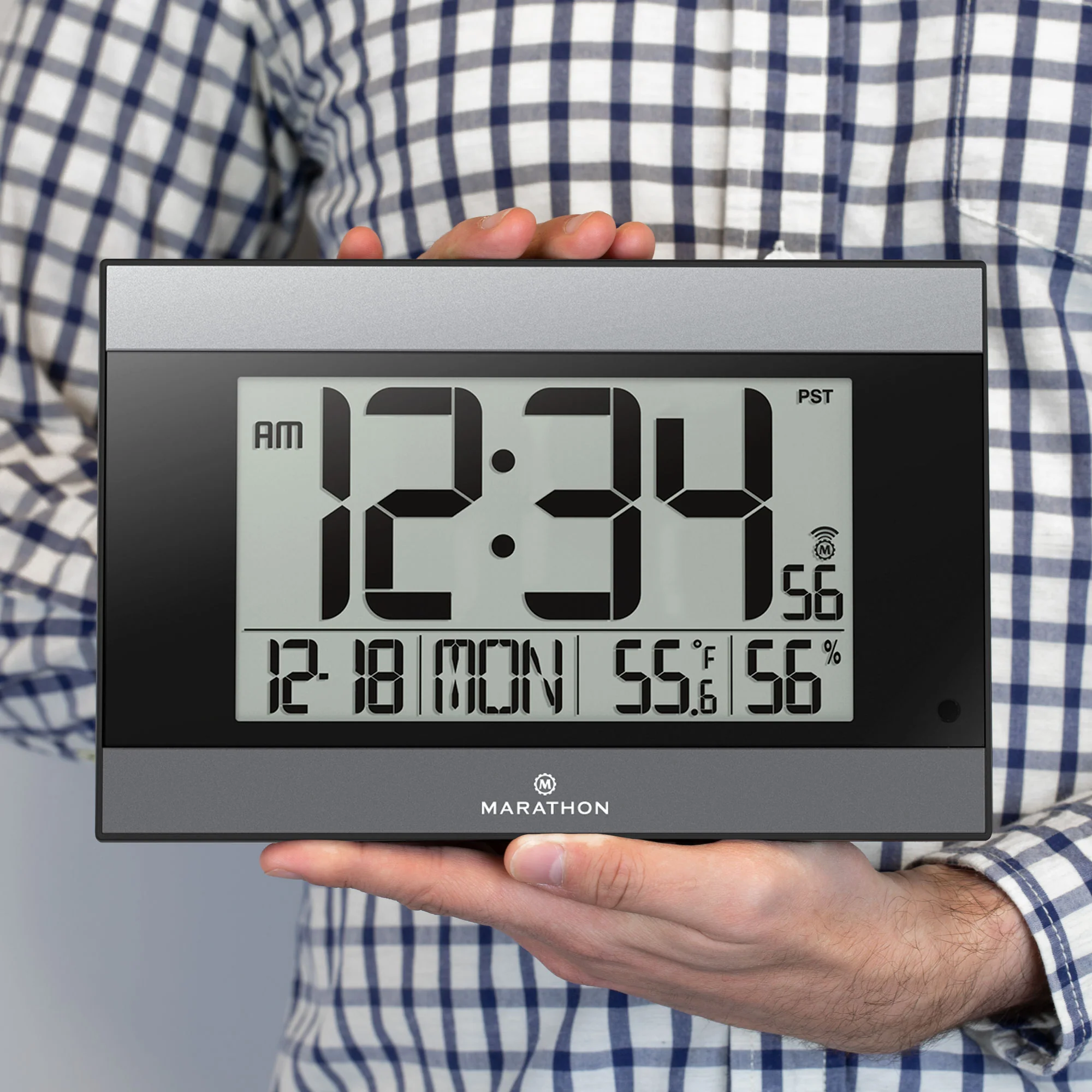 Self-Setting Digital Wall Clock with Auto Backlight - Image 15