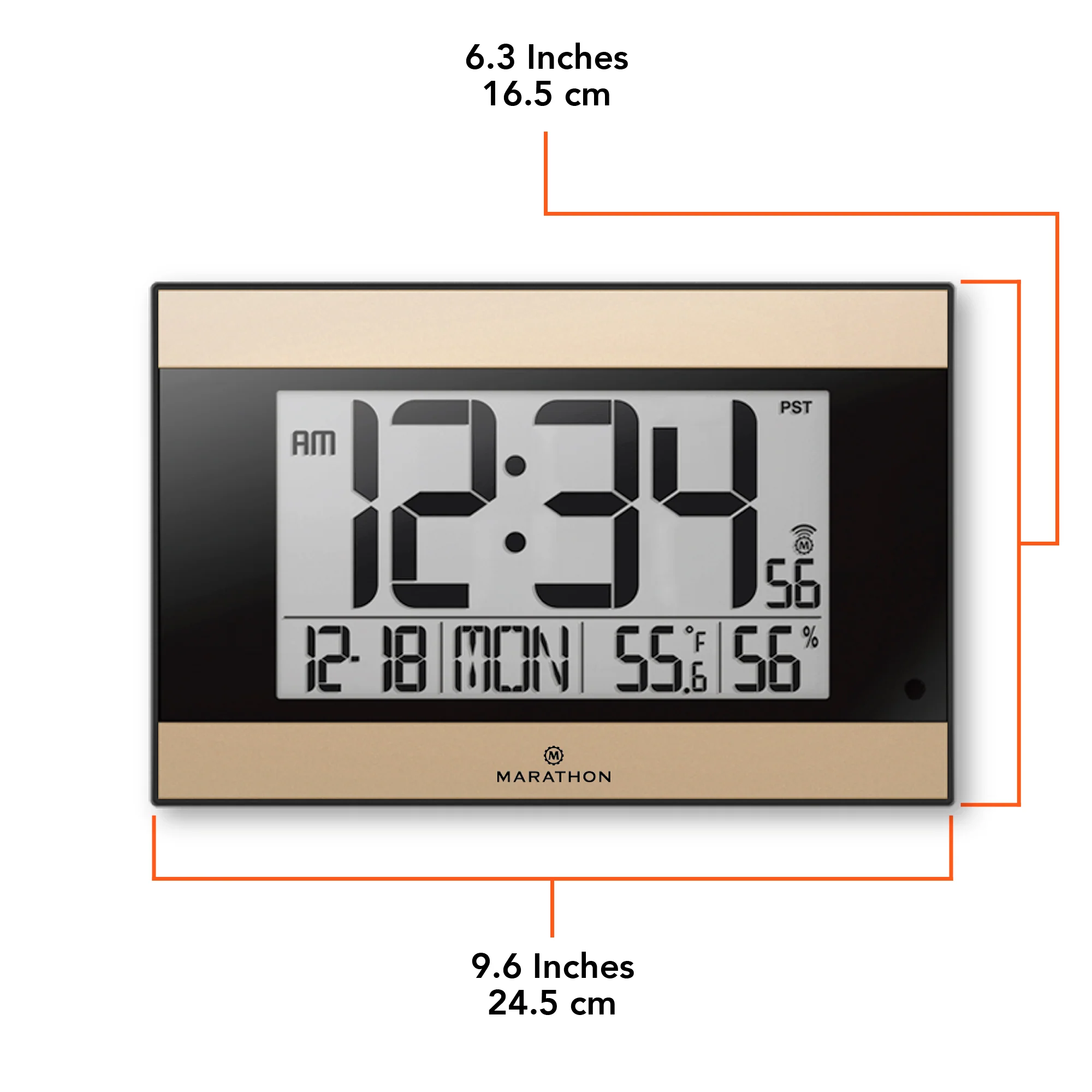Self-Setting Digital Wall Clock with Auto Backlight - Image 23