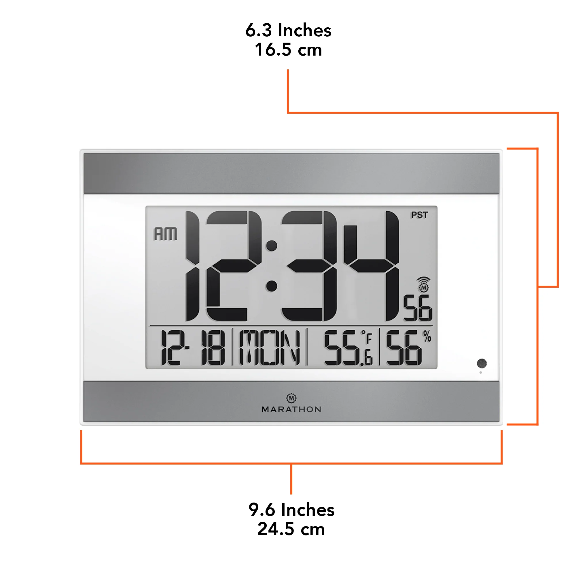 Self-Setting Digital Wall Clock with Auto Backlight - Image 31