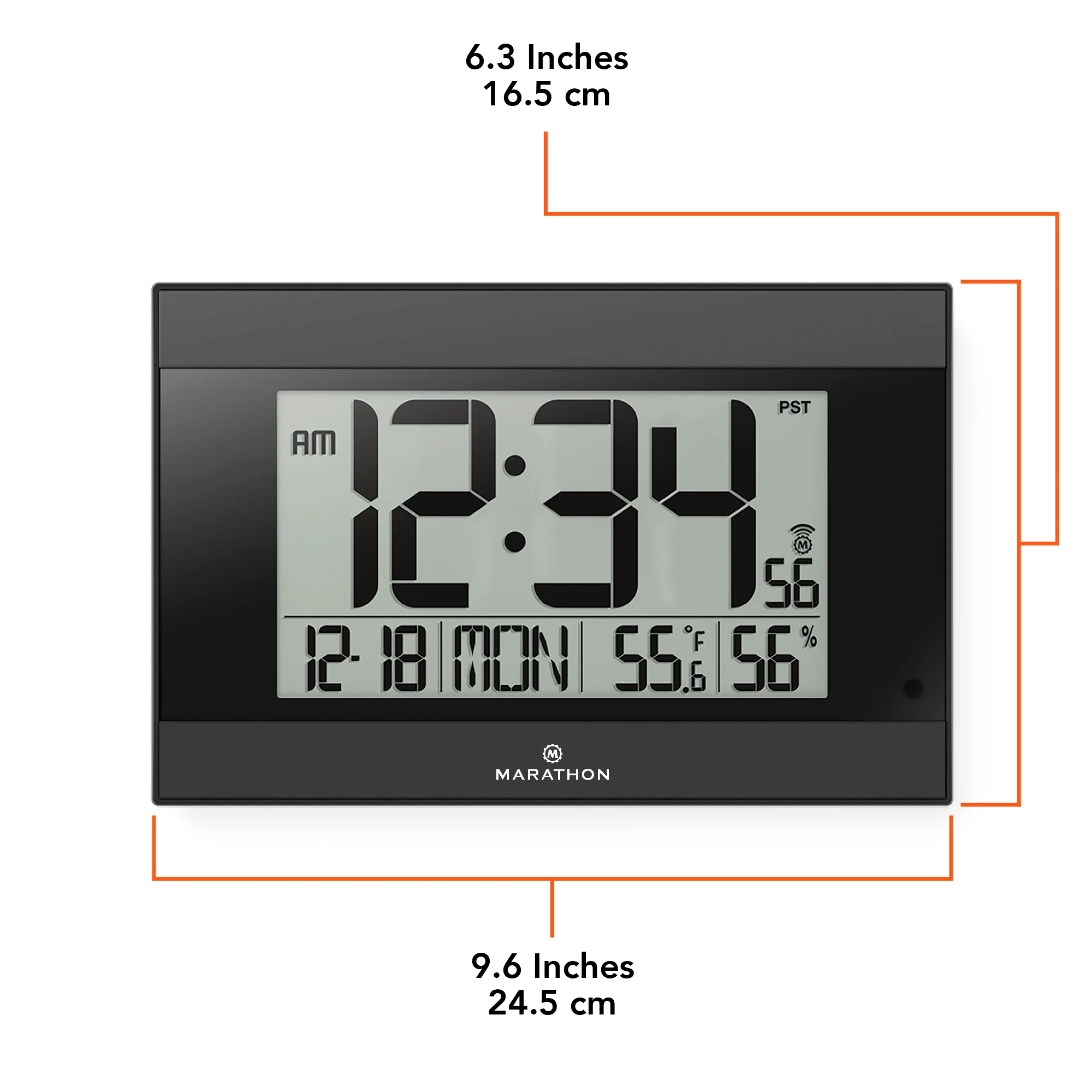 Self-Setting Digital Wall Clock with Auto Backlight - Image 8