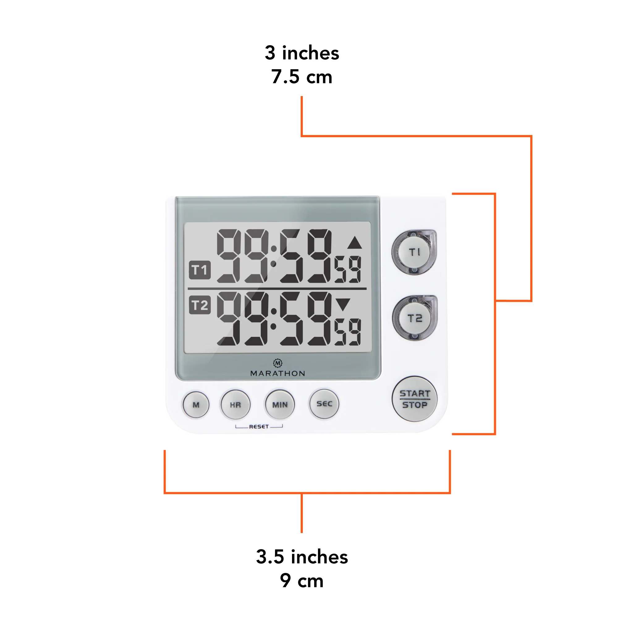 Dual Timer with Large Display, Magnetic Back and Stand - Image 11