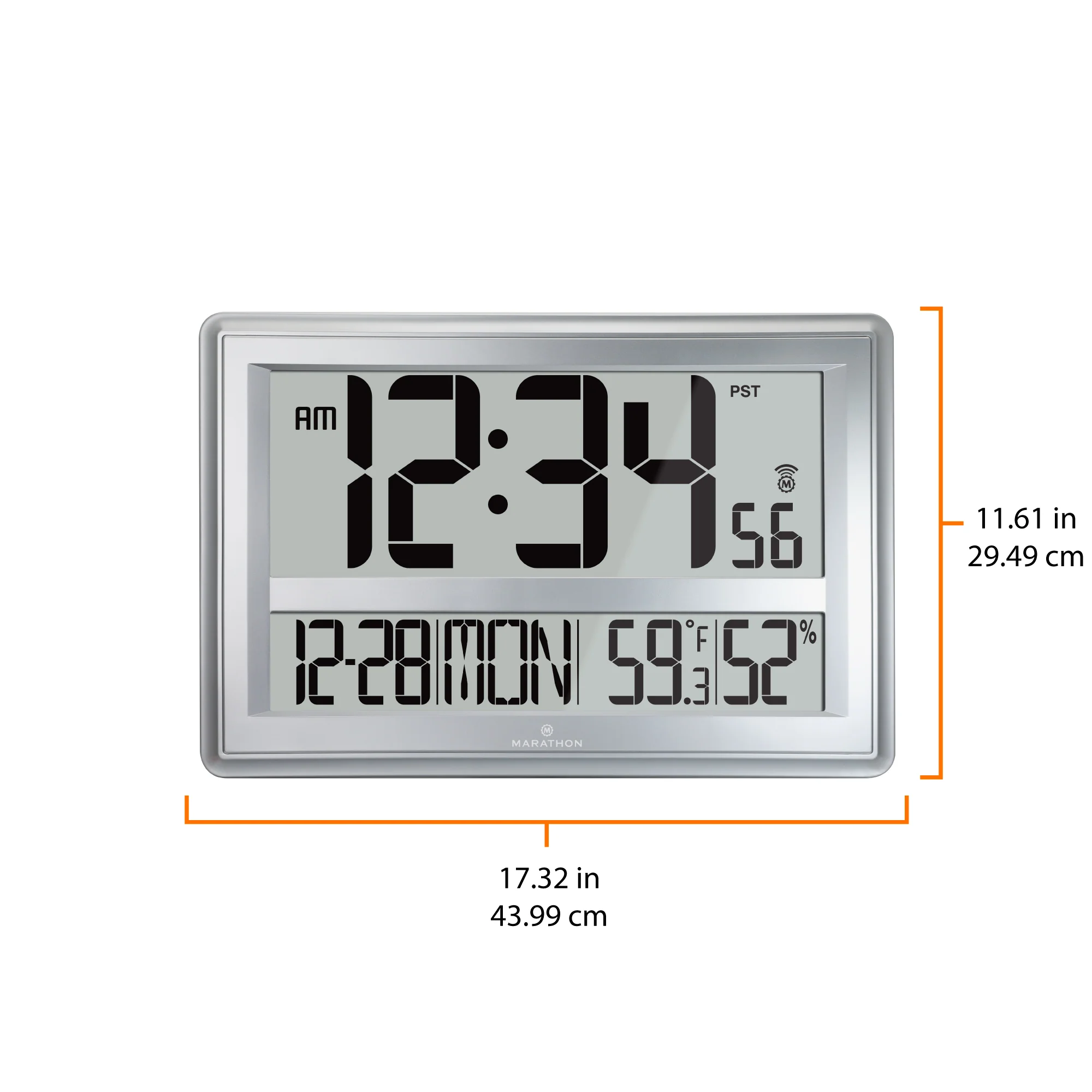 Jumbo Atomic Wall Clock with Table Stand - Image 14