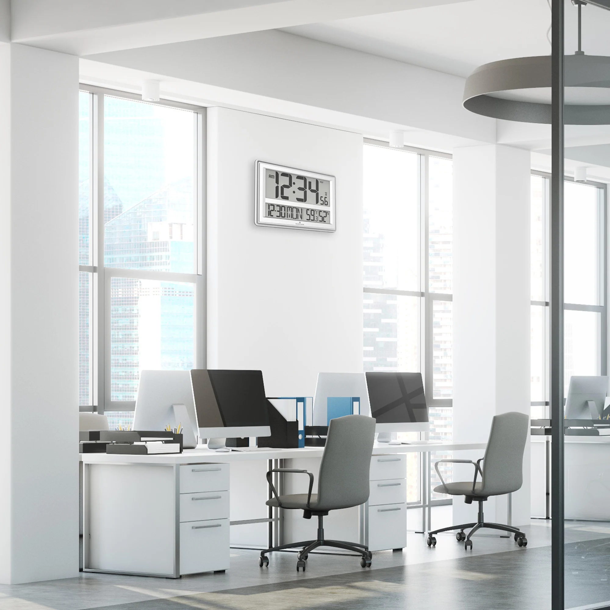 Jumbo Atomic Wall Clock with Table Stand - Image 17