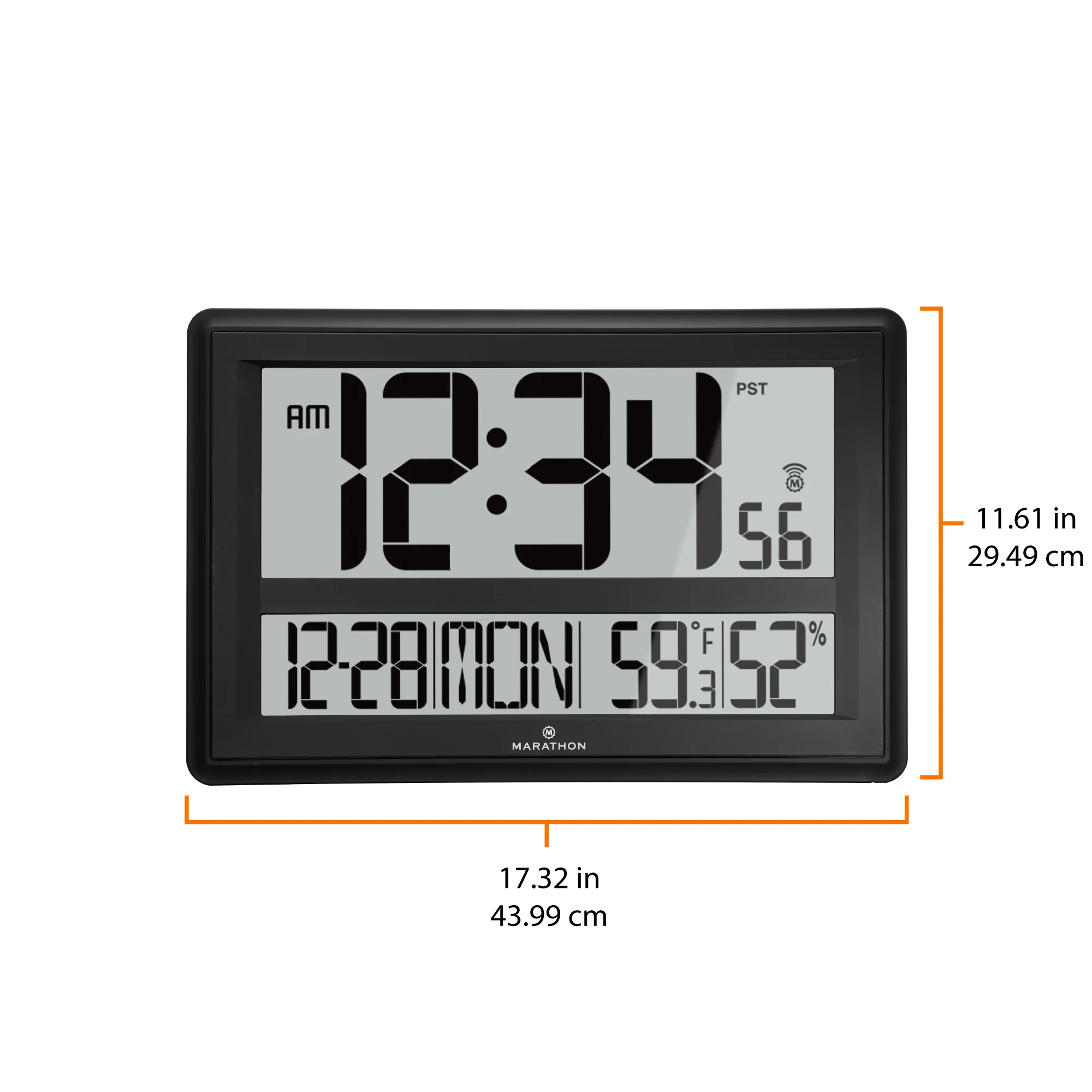 Jumbo Atomic Wall Clock with Table Stand - Image 6