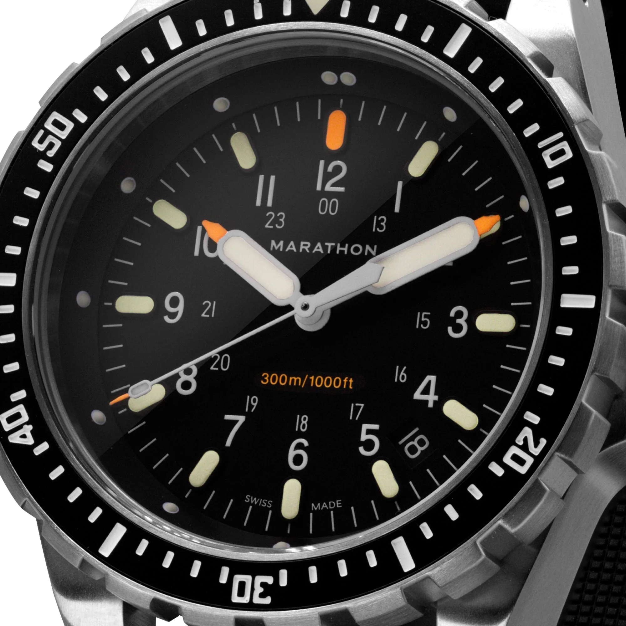 46mm Jumbo Diver's Quartz (JSAR) with Stainless Steel Bracelet - Image 6