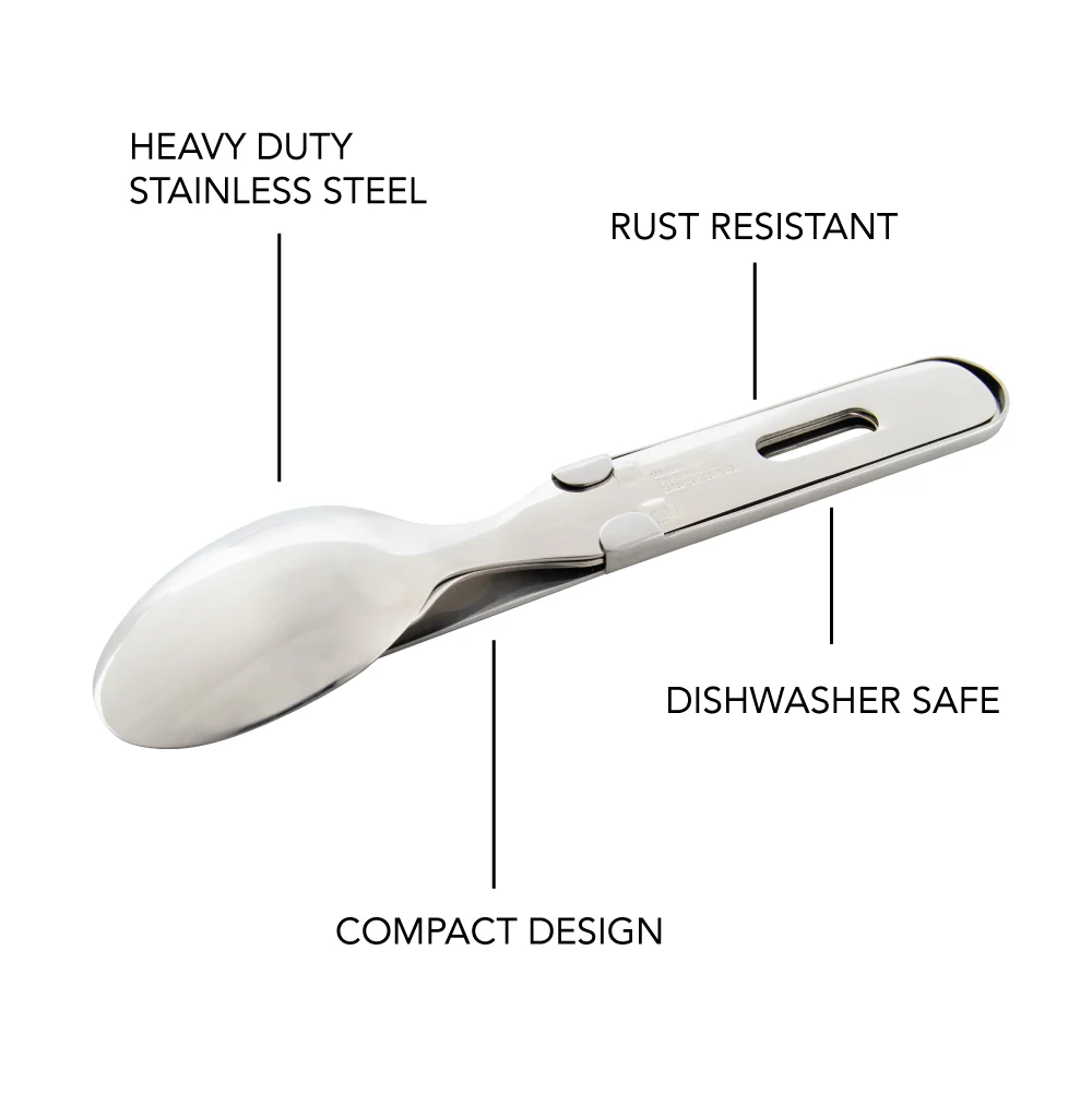 Knife, Fork and Spoon Set - Chow Kit - Military, Hiking, Camping, & Emergency Kit - Image 7