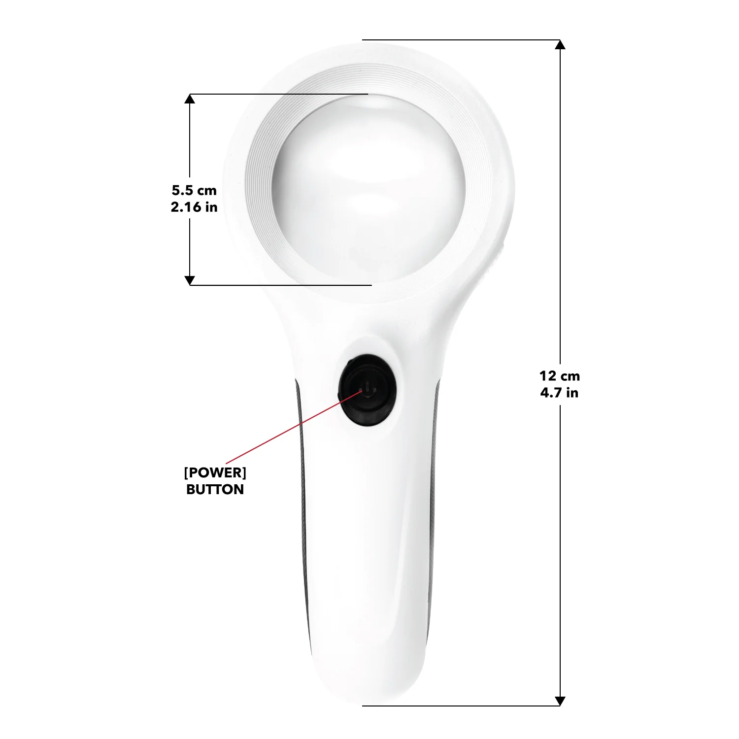 Magnifying Glass with Cyclops, LED, & Black Light - Image 22