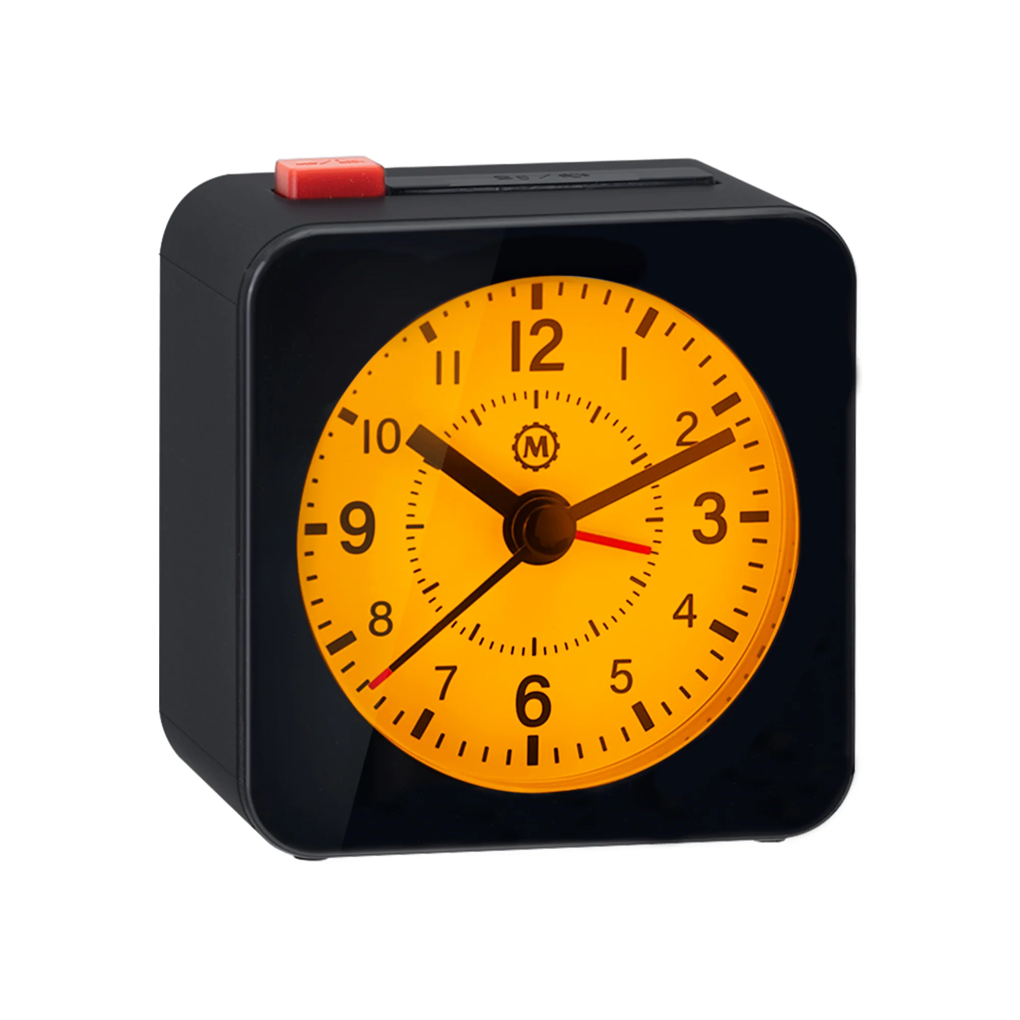 Mini Non-Ticking Analog Alarm Clock with Auto Backlight and Snooze Function - Image 13