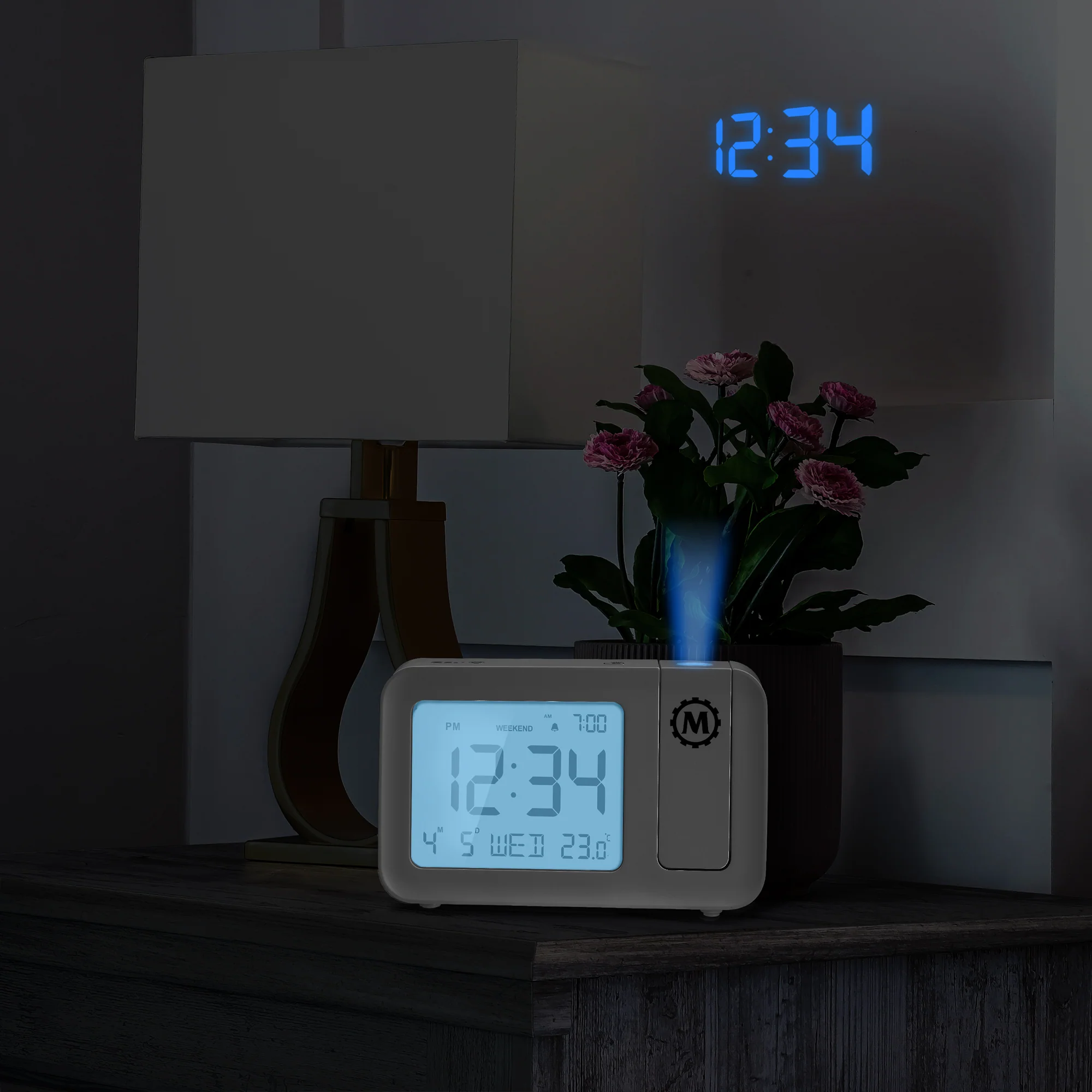 Projection Clock with Large Display and Backlight - Image 17