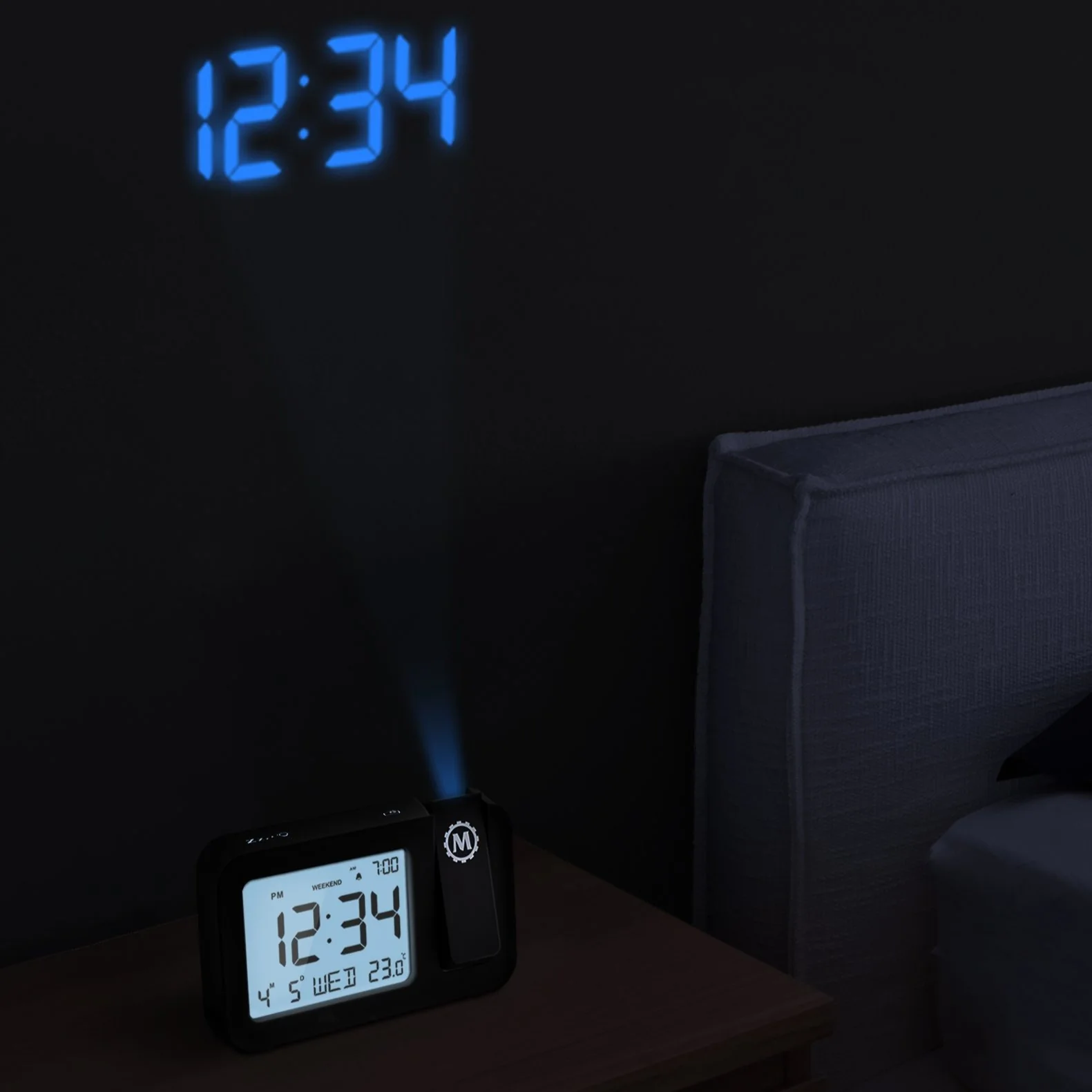 Projection Clock with Large Display and Backlight - Image 3