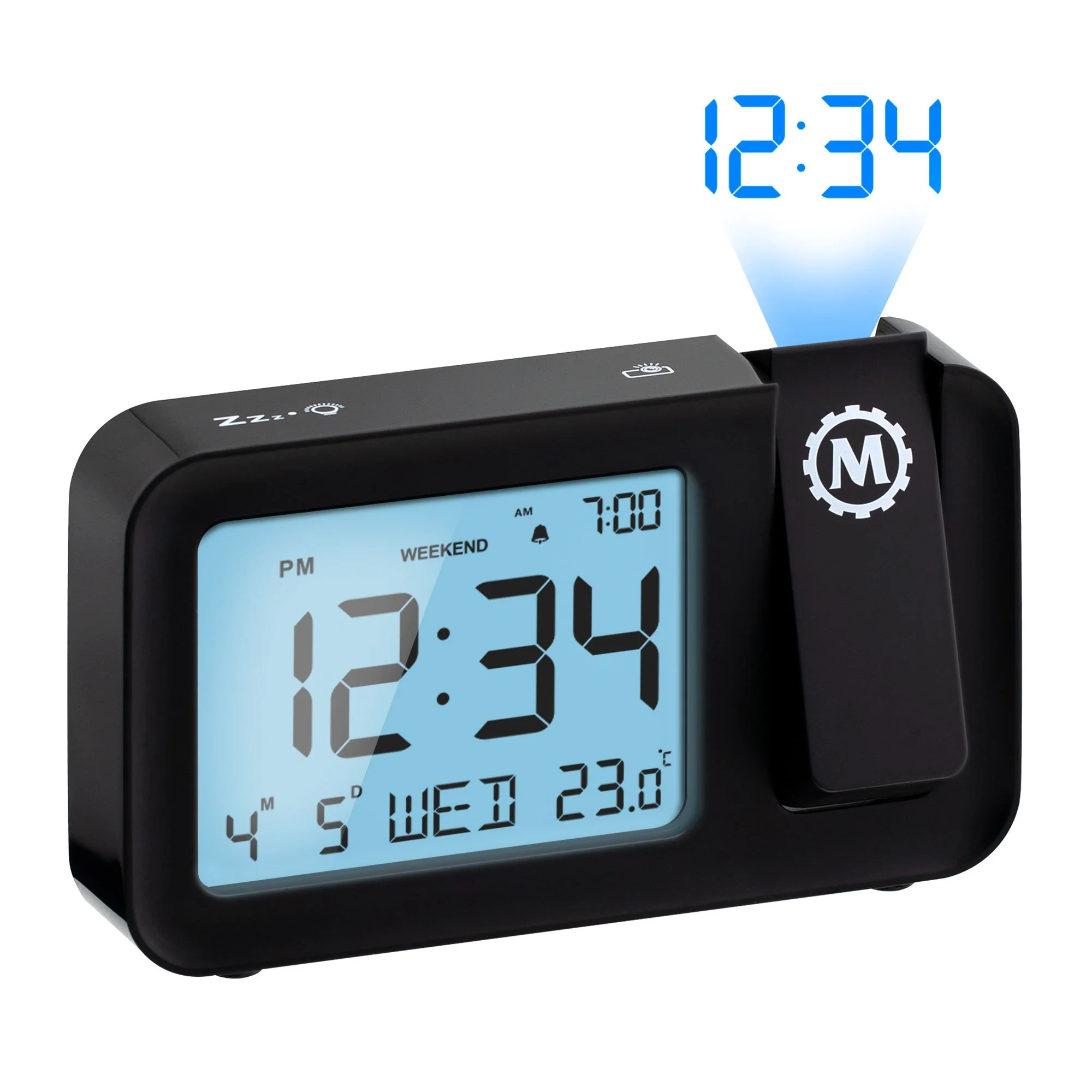 Projection Clock with Large Display and Backlight - Image 4