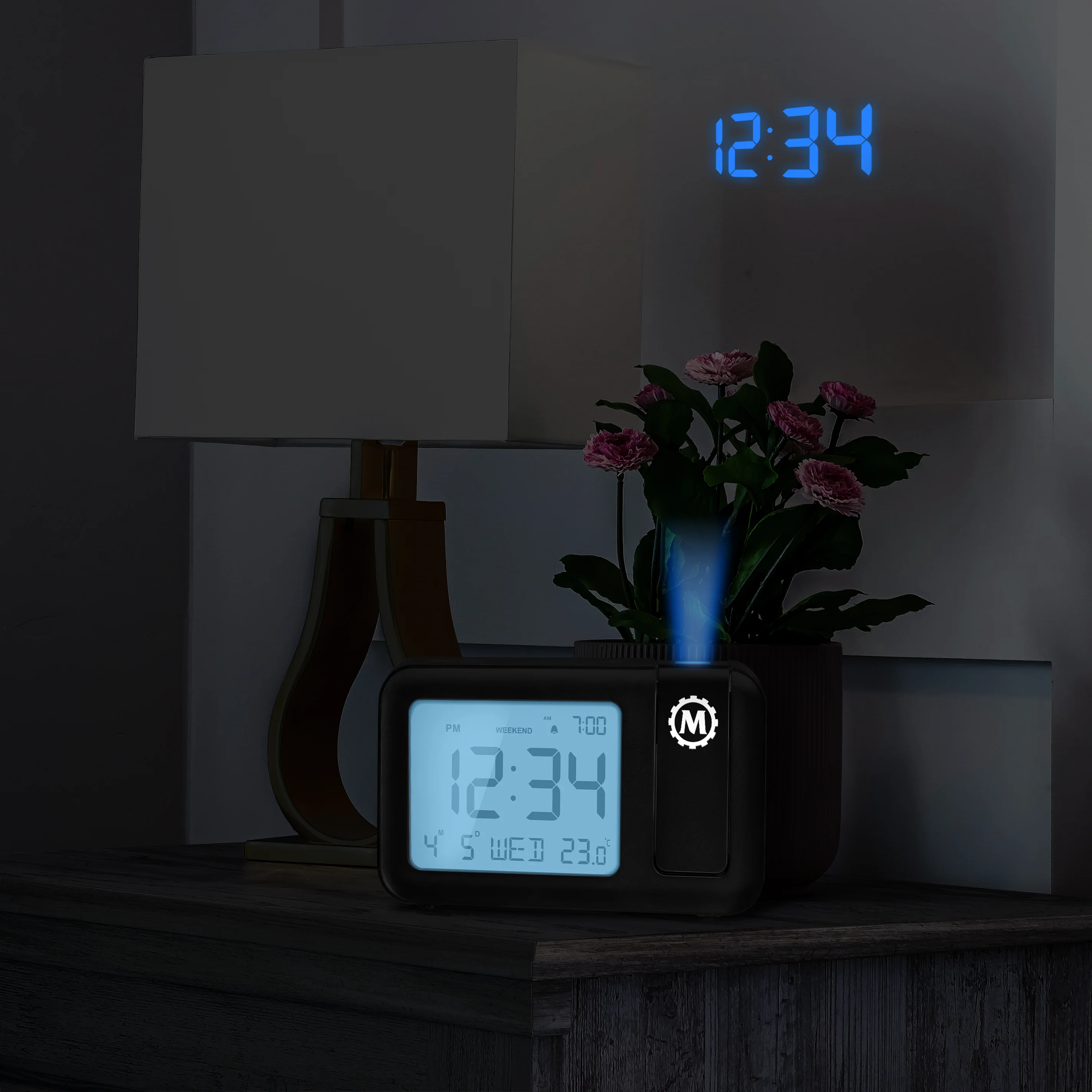 Projection Clock with Large Display and Backlight - Image 7
