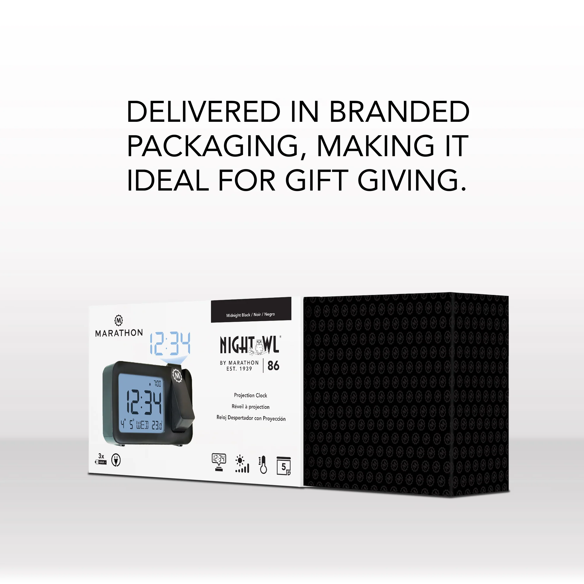 Projection Clock with Large Display and Backlight - Image 9