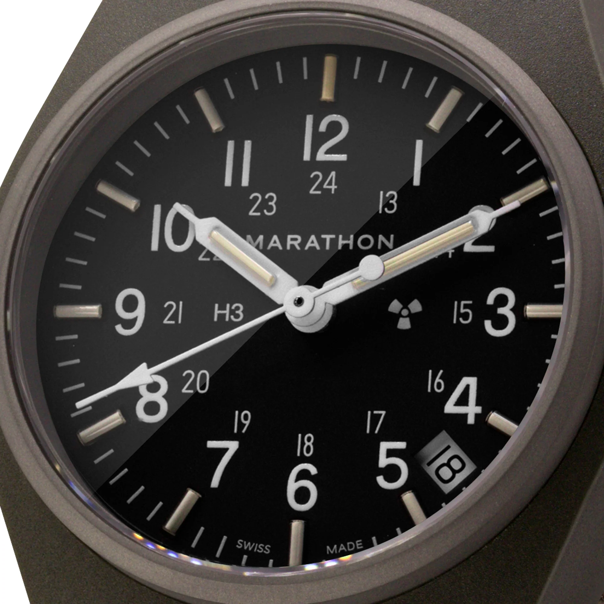 34mm Sage Green General Purpose Quartz with Date (GPQ-D) - Image 5