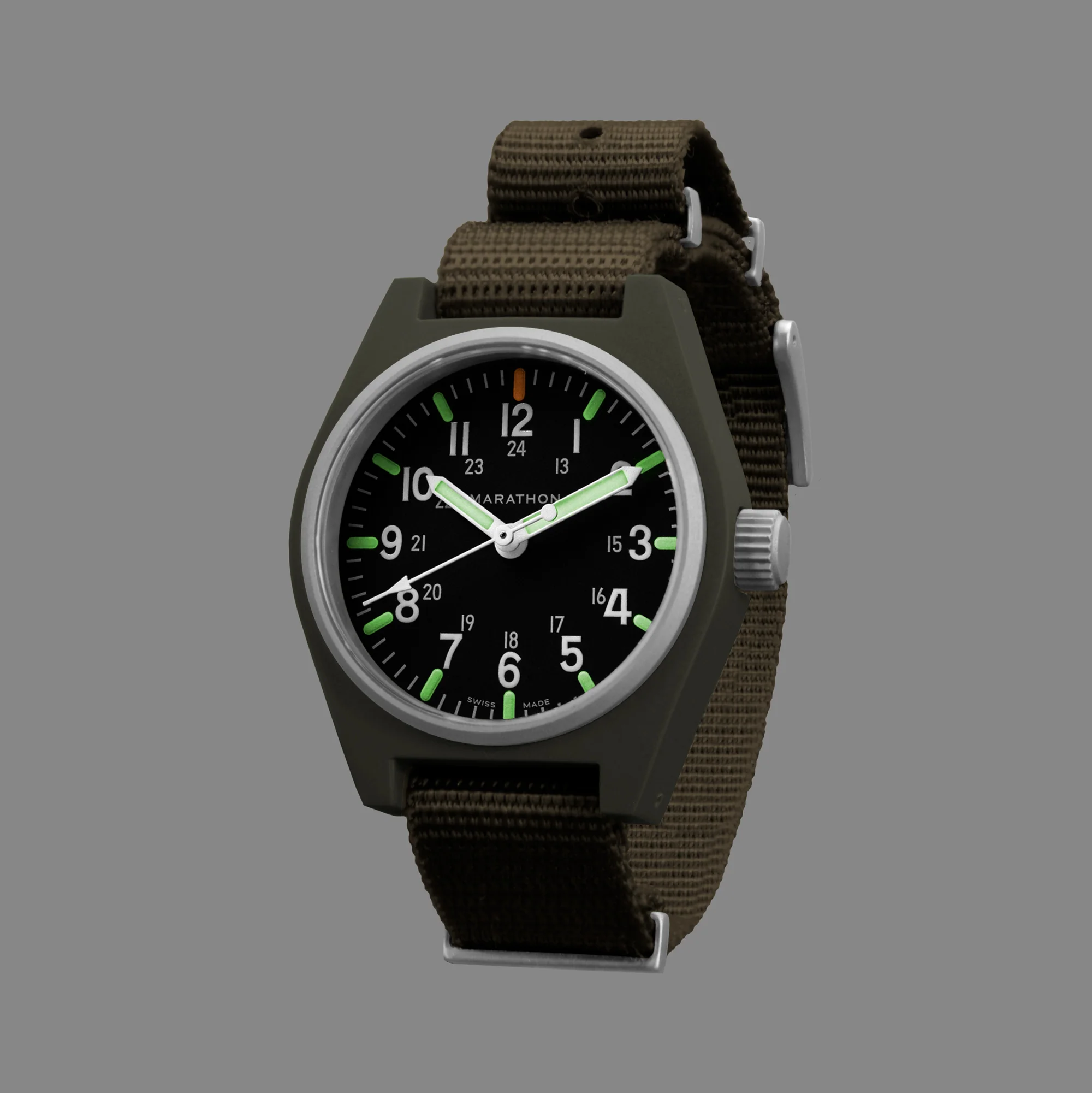34mm Sage Green General Purpose Quartz with MaraGlo (GPQ) - Image 4